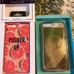 Two Kate Spade iPhone 7+/8+ Cases & 1 Pelican Case